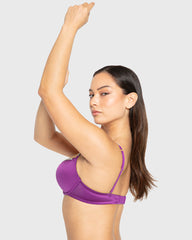 Hs Pu Pl Bc Smooth W Rhinestone Tape Designer Sparkling Grape / 34B