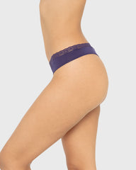 Us Cheeky Thong Modal With Beloved Trim Celestial Sky / M