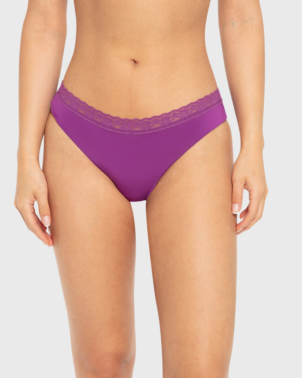 Us Bikini Modal With Beloved Trim Sparkling Grape / M