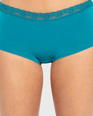 Us Boyshort Modal With Beloved Trim Tahitian Tide / M