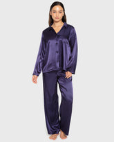 La Senza Sexy Sleep Satin Two Piece Long Pant Pajama Set