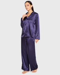 La Senza Sexy Sleep Satin Two Piece Long Pant Pajama Set