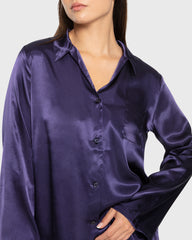 La Senza Sexy Sleep Satin Two Piece Long Pant Pajama Set