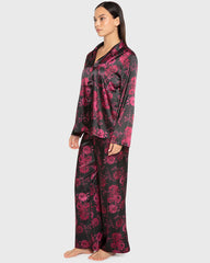 La Senza Sexy Sleep Satin Two Piece Long Pant Pajama Set