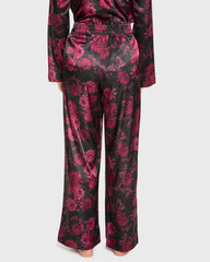 La Senza Sexy Sleep Satin Two Piece Long Pant Pajama Set