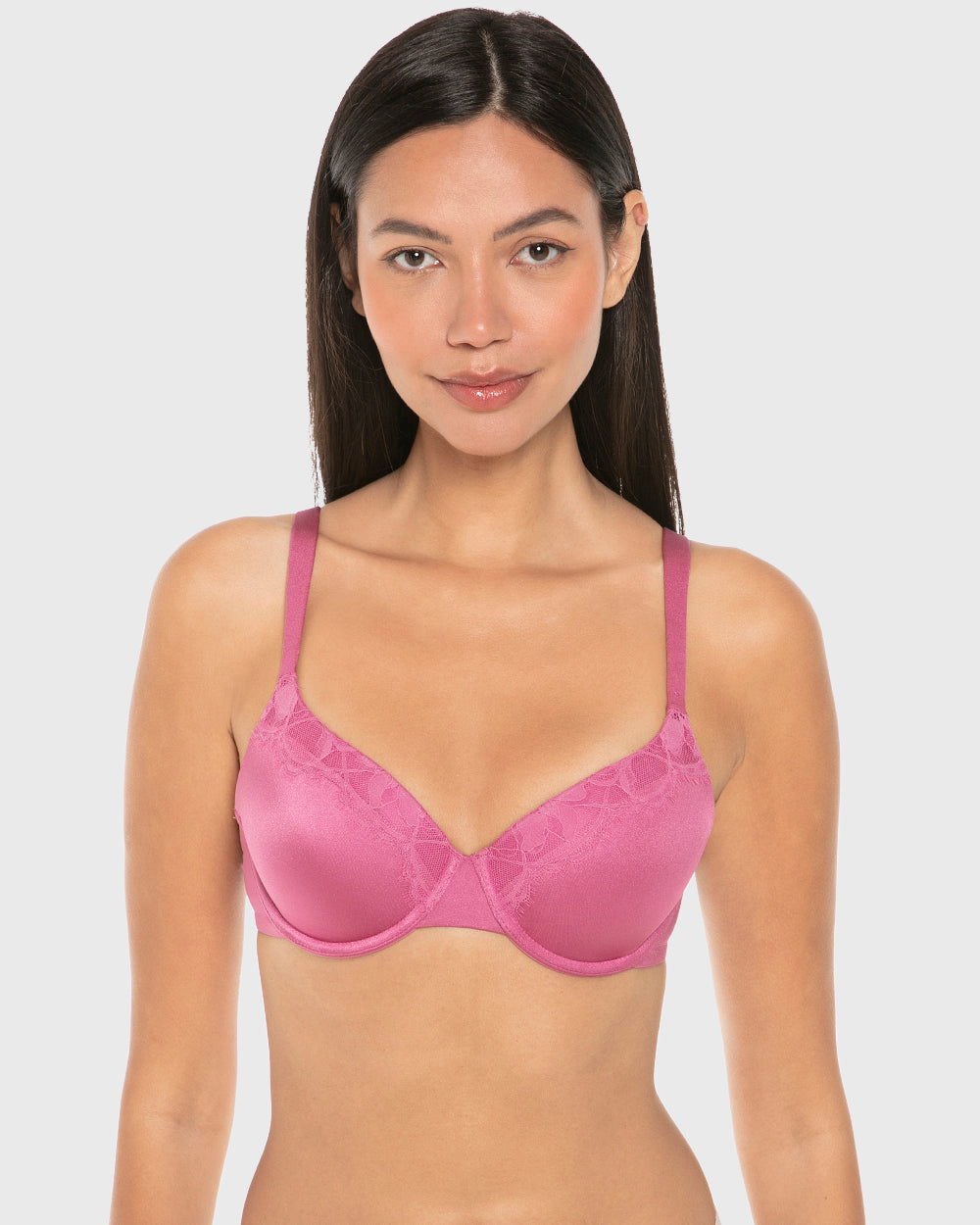 La Senza So Sexy Lightly Lined Full Coverage Bra Red Violet / 34B