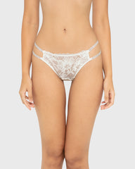 Diva Hl Mini Cheeky Lavish Lc W Rhinestone Straps Ivory / M