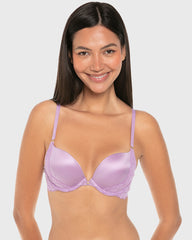 La Senza Beyond Sexy Gel Padding Plunge Bra Regal Orchid / 34B