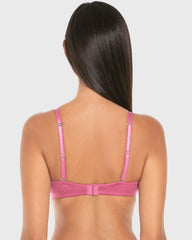 La Senza Beyond Sexy Gel Padding Plunge Bra Red Violet / 34B