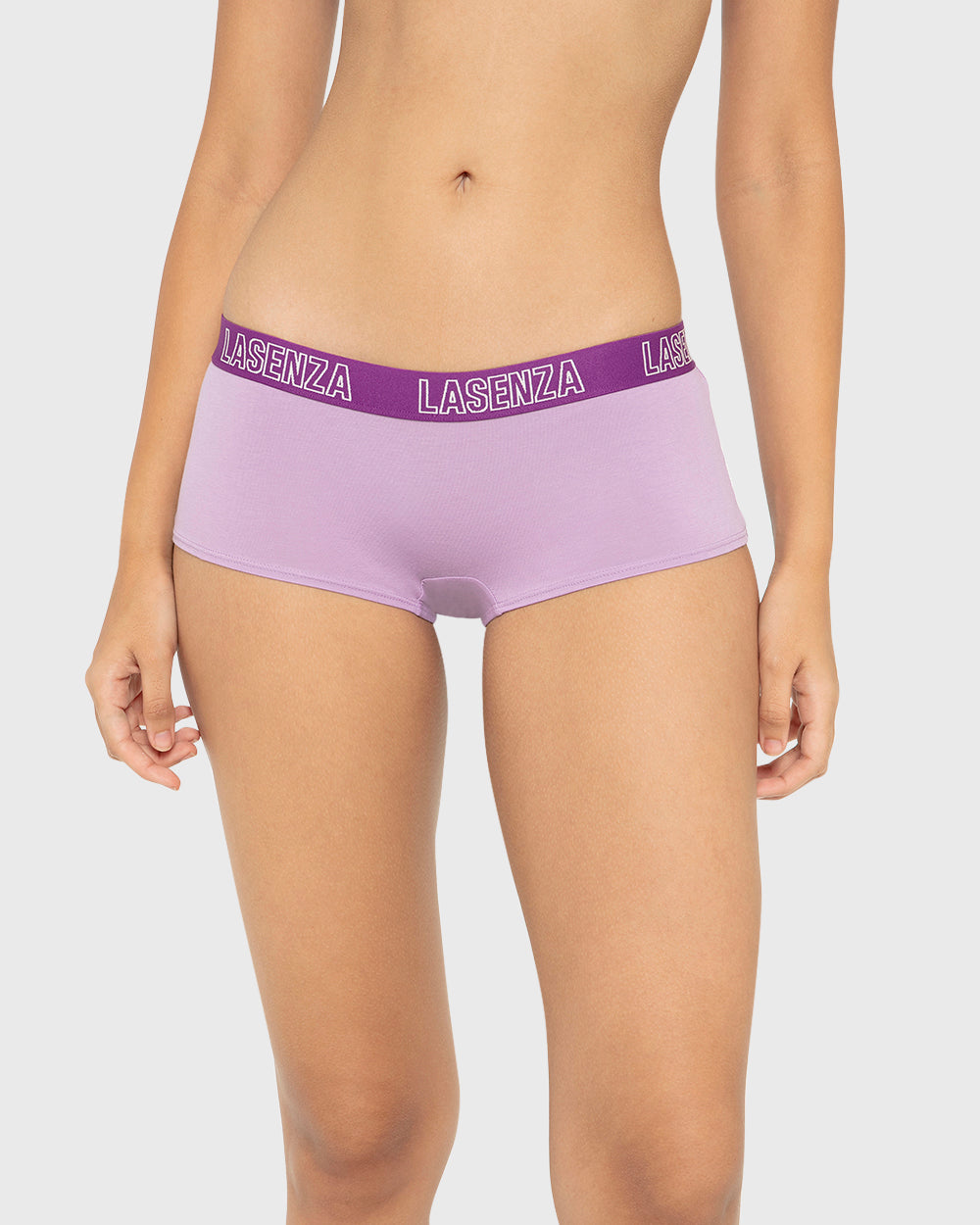 Rx Boyshort Knockout Logo Regal Orchid With Sparkling Grape / M