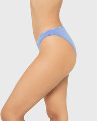 Essentials Bikini Cotton - Skinny Logo Wedgewood / M