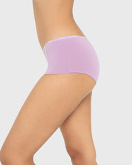 Essentials Boyshort Cotton - Skinny Logo Regal Orchid / M