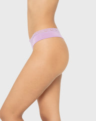 Us Cheeky Thong Modal With Beloved Trim Regal Orchid / M
