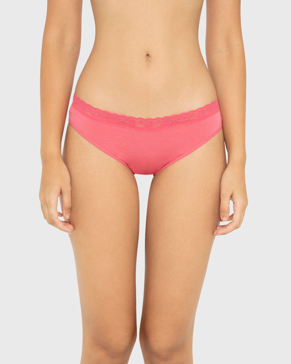 Us Bikini Modal With Beloved Trim Party Punch / M