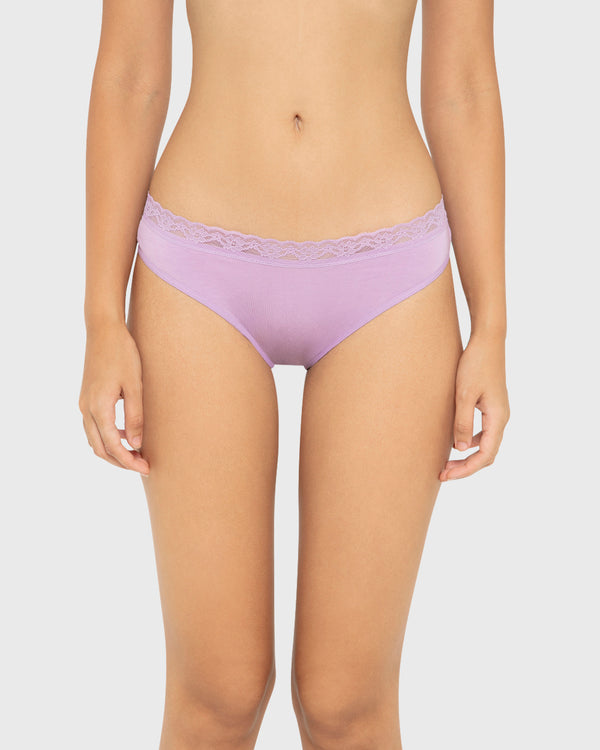 Us Bikini Modal With Beloved Trim Regal Orchid / M