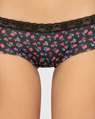 Us Hipster Modal With Beloved Trim Printed Body Breezy Floral Black/Red / M