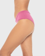 La Senza Hipster Wide Waist Cotton Panty Red Violet / M