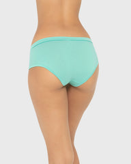 Essentials Cotton Hipster Wide V Waist Pool Blue / M