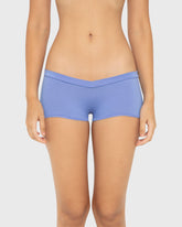 Essentials Cotton Boyshort Wide V Waist Wedgewood / M