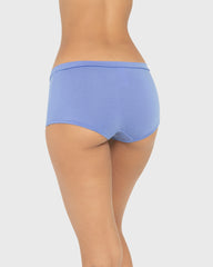 Essentials Cotton Boyshort Wide V Waist Wedgewood / M