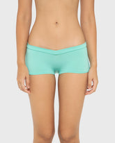 Essentials Cotton Boyshort Wide V Waist Pool Blue / M