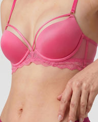La Senza Beyond Sexy Gel Padded Microfibre Plunge Bra Default Title / 34B