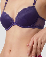 La Senza Hello Sugar Double Push Up Lace Plunge Bra Default Title / 34B