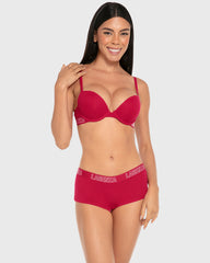 RX BOYSHORT KNOCKOUT LOGO Passion Red / M