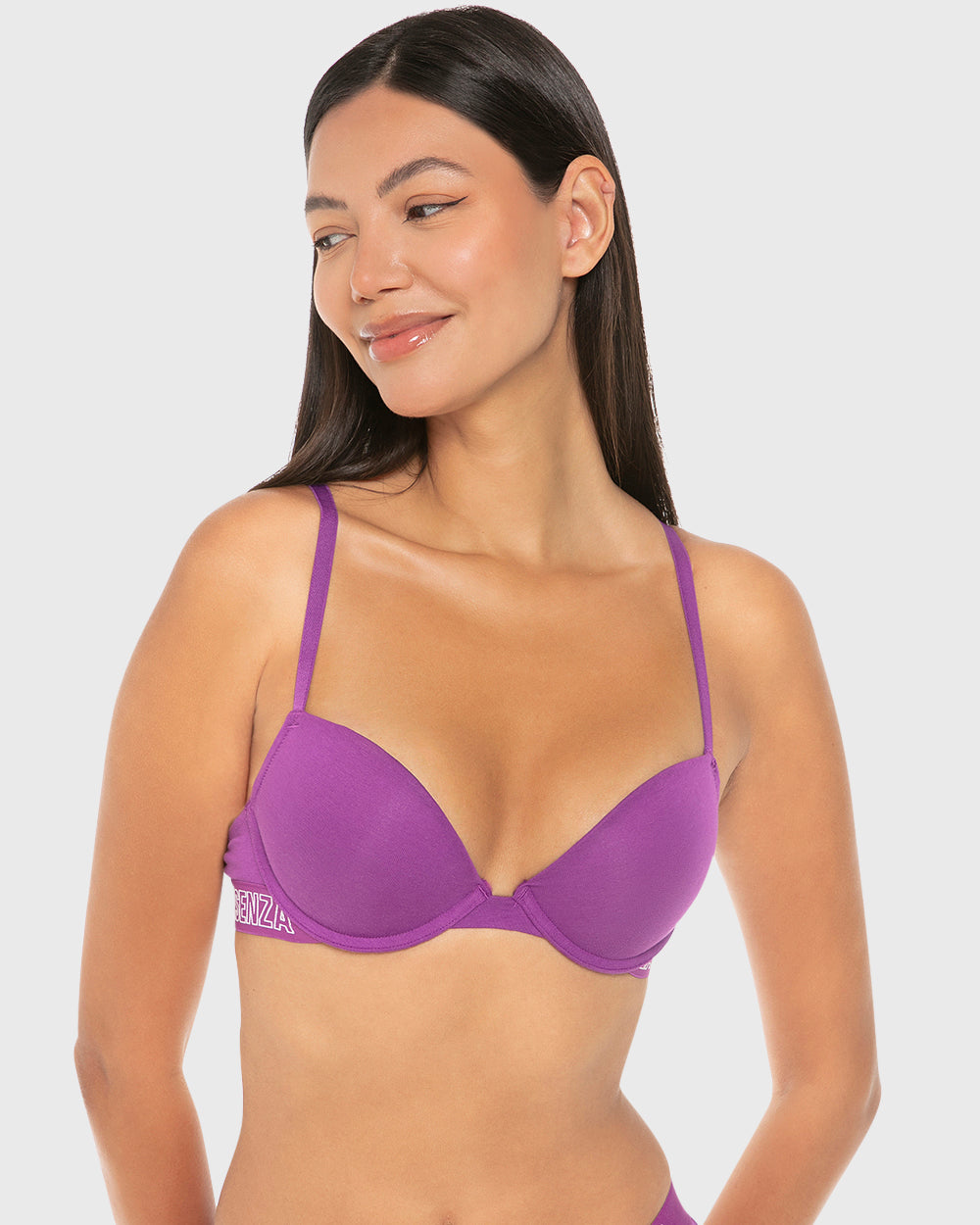 La Senza Remix Push Up Plunge Bra Sparkling Grape / 34B