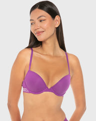 La Senza Remix Push Up Plunge Bra Sparkling Grape / 34B