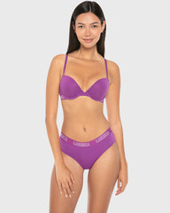 La Senza Remix Push Up Plunge Bra Sparkling Grape / 34B