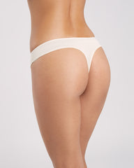 La Senza Ultrasoft Thong IVORY / M