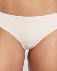 La Senza Ultrasoft Thong IVORY / M