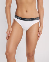 La Senza Trendy Thong Panty WHITE / M