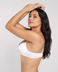 La Senza Sexy Gel Padding Plunge Bra WHITE / 34B