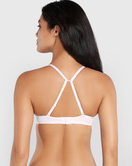 La Senza Sexy Double Pushup Plunge Bra WHITE / 34B
