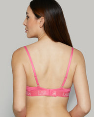 RX PU PL Knockout CDP Logo CTN HOT PINK / 34B