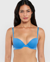 La Senza Trendy Pushup Plunge Bra DARK BLUE / 34B