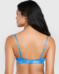 La Senza Trendy Pushup Plunge Bra DARK BLUE / 34B