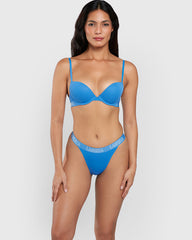 La Senza Trendy Pushup Plunge Bra DARK BLUE / 34B