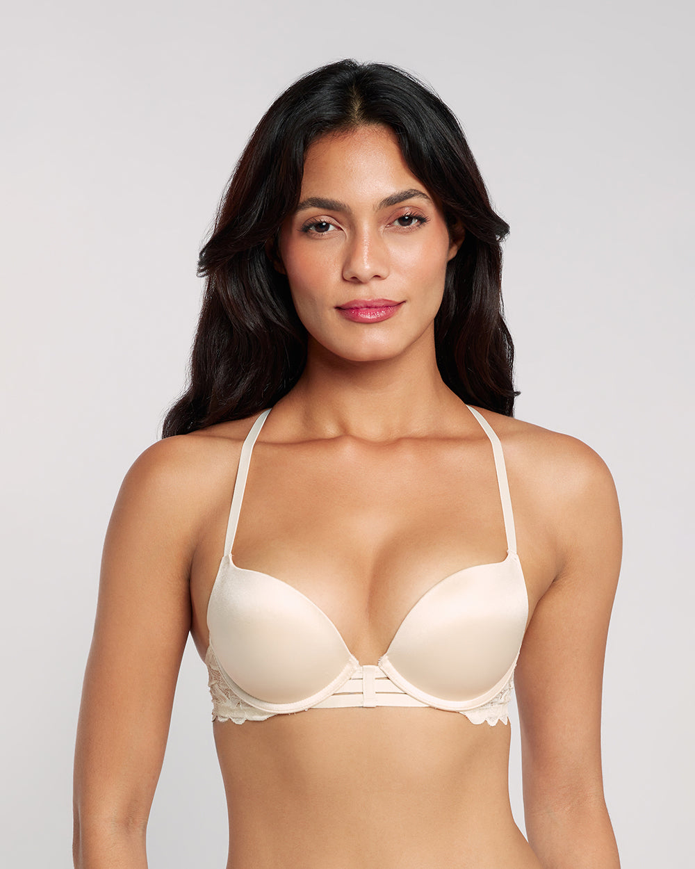 La Senza Sexy Gel Padding Plunge Bra IVORY / 34B