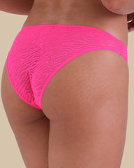 LA SENZA ZEBRA MESH REMIX TRENDY BIKINI PANTIES 16T2 / S
