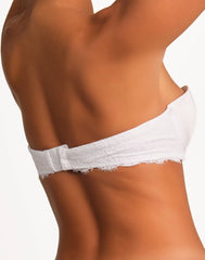 La Senza Strapless Lightly Lined Plunge Bra 34B / White