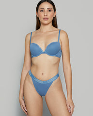 LA SENZA LOGO COTTON THONG H1FQ / S