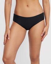 La Senza Trendy Ribbed Hipster Panties Black / M