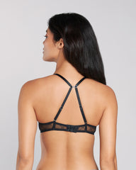 La Senza Sexy Gel Padding Plunge Bra BLACK / 34B