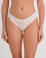 Us Bikini Vwaist Rib W Bow 2X7D / MED
