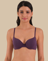 LA SENZA ESSENTIALS DEMI COTTON BRA Wine / 34B