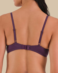 LA SENZA ESSENTIALS DEMI COTTON BRA Wine / 34B