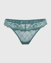 La Senza Sexy Lace Thong Green / M
